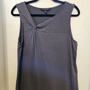 41 Hawthorn Gray Twist-Front Tank Top